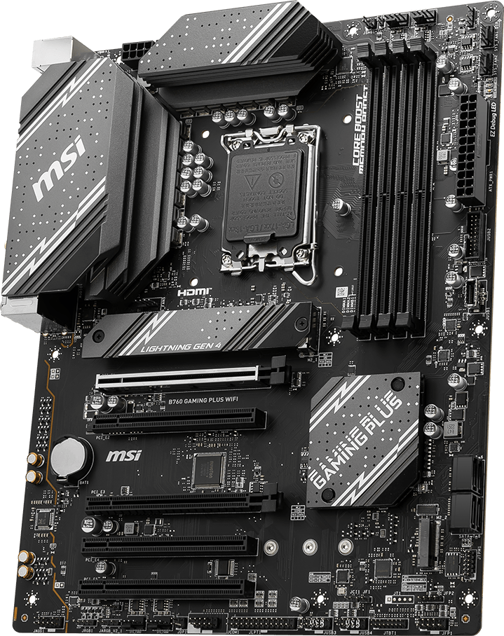 Placa de baza MSI B760 GAMING PLUS WIFI, Socket 1700, - imagine 4
