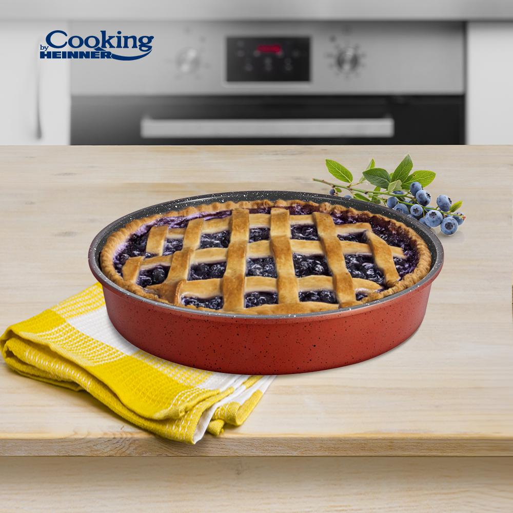 TAVA ROTUNDA ACOPERIRE CERAMICA 35x7 CM, ANCA, COOOKING BY HEINNER - imagine 3