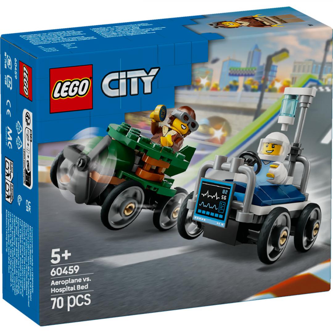 PACHET DE CURSE AVION VS. PAT DE SPITAL, LEGO 60459 - imagine 4