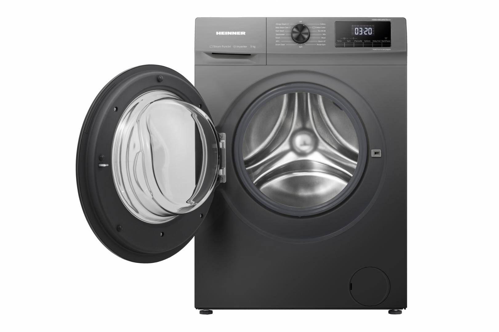 Masina de spalat rufe HEINNER HWM-H9014INVTA+++, 9 kg, 1400 rpm, - imagine 3