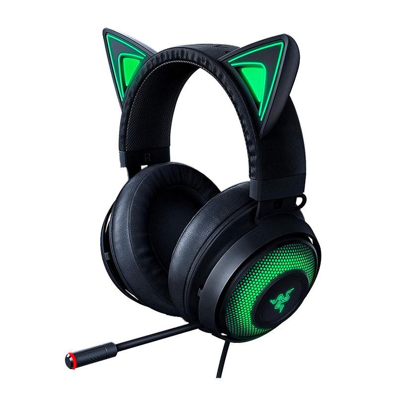Casti Gaming Head-band Razer Kraken Kitty Edition, Wired, noise-canceling, Negru