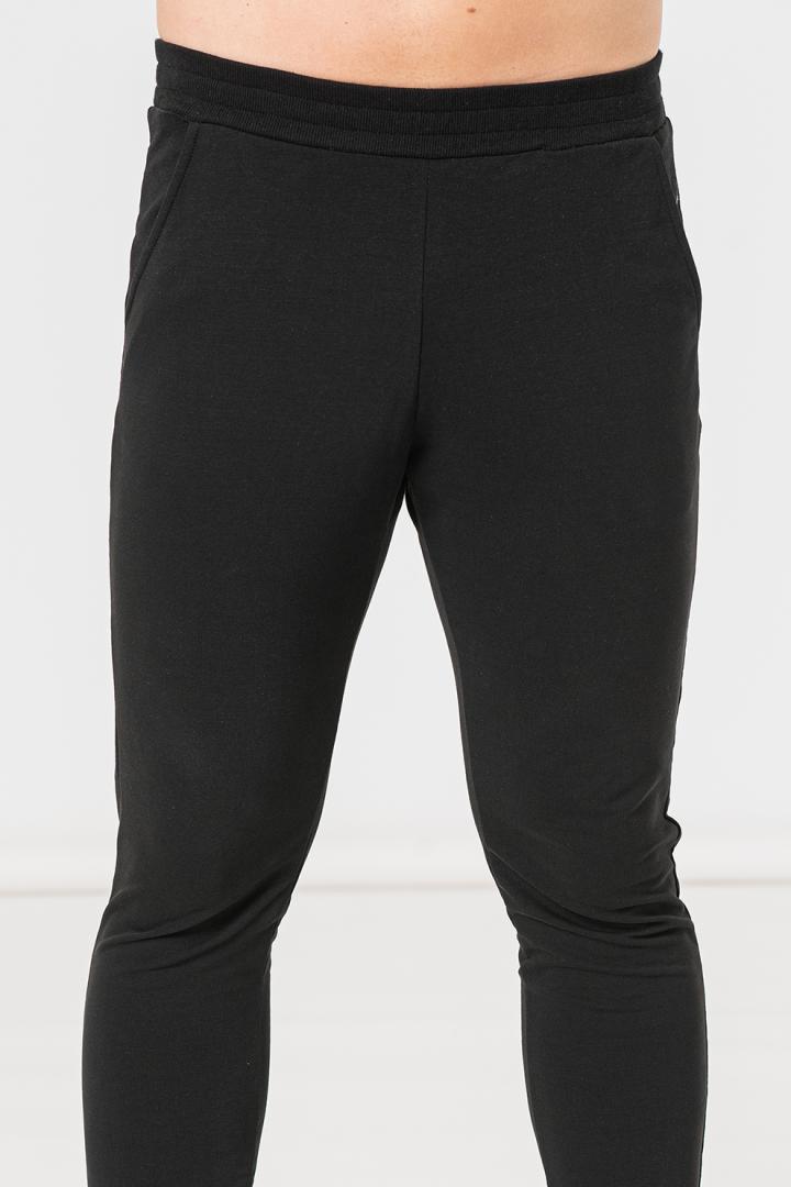 PANTALON COTON CASUAL BARBATI BLACK-XL - imagine 6