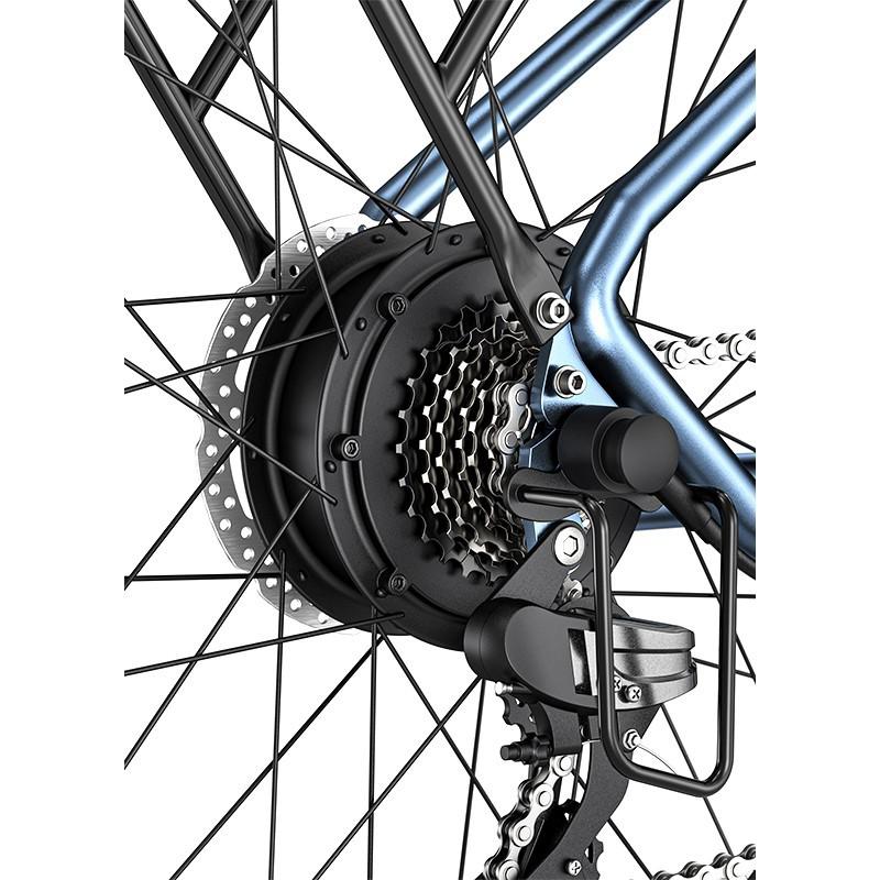 Bicicleta electrica Ulzomo Metro 26 E-bike, 250W, 36V 17Ah, autonomie - imagine 7